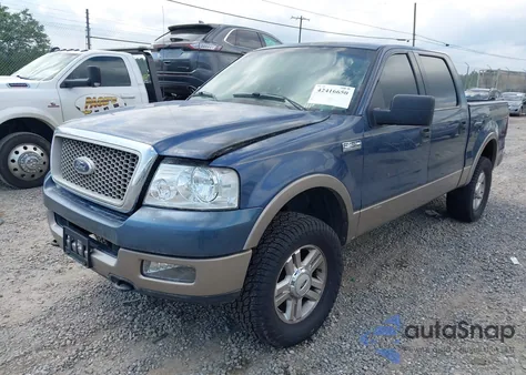 2004 Ford F-150 из США, поврежденный, VIN 1FTPW14524KD52631
